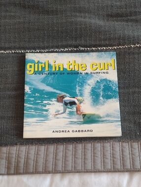 Girl in the Curl by Andrea Gabbard - Surf Photography Book - Blue & Yellow